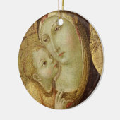 Madonna und Kind Keramikornament (Links)