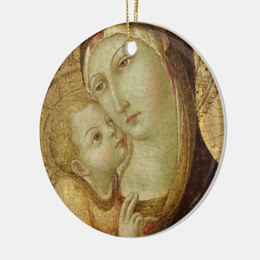 Madonna und Kind Keramikornament (Links)