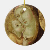 Madonna und Kind Keramikornament (Hinten)