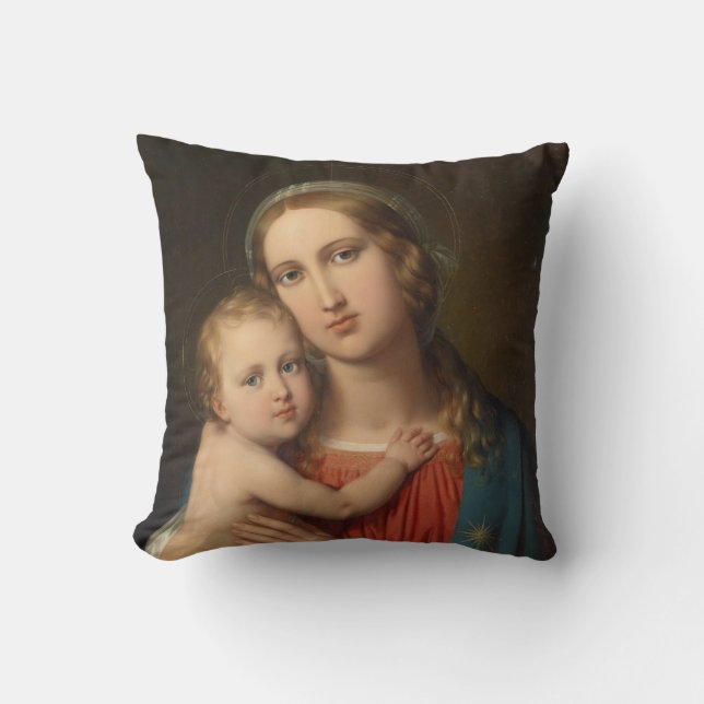 Madonna und Kind Kissen (Vorderseite)