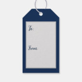 Madonna und Kind Kunst, Dichtung und Musik Geschenkanhänger (Rückseite)