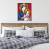 Madonna und Kind Leinwanddruck (Insitu (Schlafzimmer))