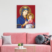 Madonna und Kind Leinwanddruck (Insitu (Wohnzimmer))