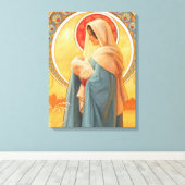 Madonna und Kind Leinwanddruck (Insitu (Holzboden))