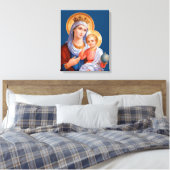 Madonna und Kind Leinwanddruck (Insitu (Schlafzimmer))
