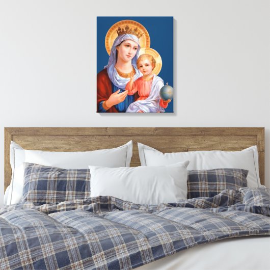 Madonna und Kind Leinwanddruck (Insitu (Schlafzimmer))