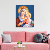 Madonna und Kind Leinwanddruck (Insitu (Wohnzimmer))