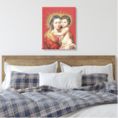 Madonna und Kind Leinwanddruck (Insitu (Schlafzimmer))