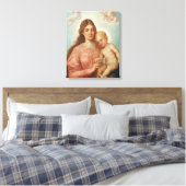 Madonna und Kind Leinwanddruck (Insitu (Schlafzimmer))