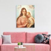 Madonna und Kind Leinwanddruck (Insitu (Wohnzimmer))