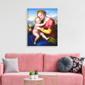 Madonna und Kind Leinwanddruck (Insitu (Wohnzimmer))