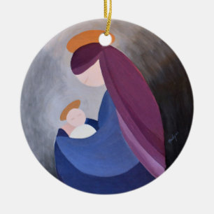 Madonna und Kind - Luke 2:11 Weihnachtsschmuck