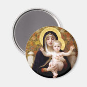 Madonna und Kind Magnet (Vorderseite/Rückseite)