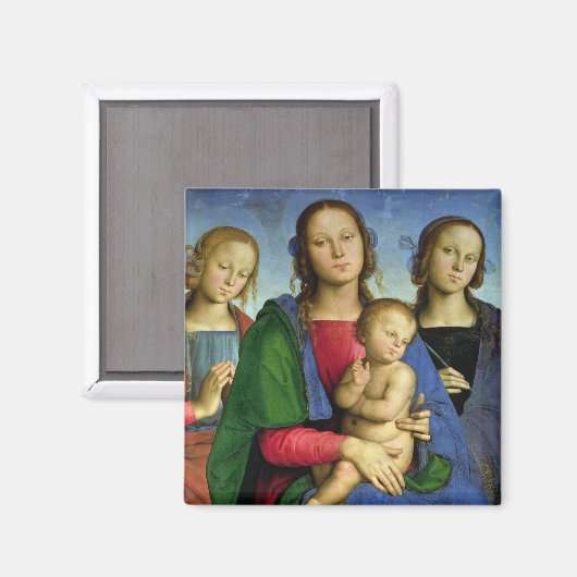 Madonna und Kind Magnet (Vorderseite/Rückseite)