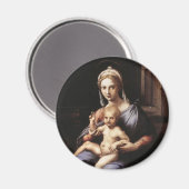 Madonna und Kind Magnet (Vorderseite/Rückseite)
