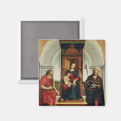 Madonna und Kind Magnet (Vorderseite/Rückseite)