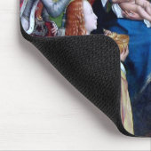 Madonna und Kind mit 3 Heiligen (Detail; M 070) Mousepad (Ecke)
