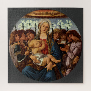 Madonna und Kind mit acht Engeln von Botticelli Puzzle