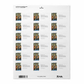 Madonna und Kind mit Adressaufkleber (Vorne)