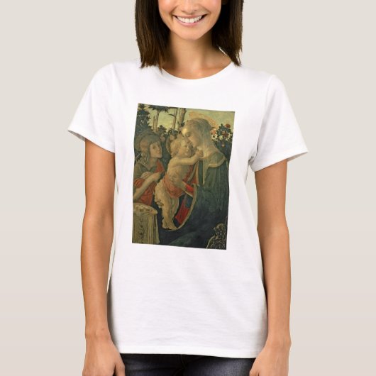 Madonna und Kind mit dem Johannes dem Täufer (Öl T-Shirt (Vorderseite)