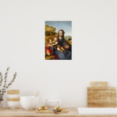 Madonna und Kind mit dem Säugling Saint John Poster (Küche)