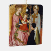 Madonna und Kind mit dem Spender Keramikornament (Rechts)