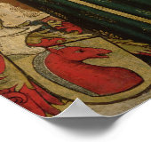 Madonna und Kind mit den Ohren von Mais, 1440-50 Poster (Ecke)