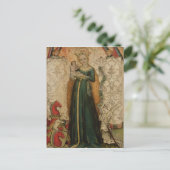 Madonna und Kind mit den Ohren von Mais, 1440-50 Postkarte (Stehend Vorderseite)