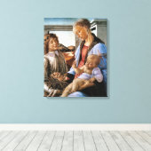 Madonna und Kind mit Engel - Botticelli - c1470 Leinwanddruck (Insitu (Holzboden))
