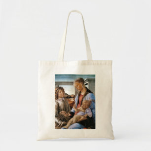 Madonna und Kind mit Engel - Botticelli Tragetasche