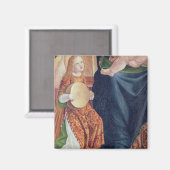 Madonna und Kind mit Engel Musicians Magnet (Vorderseite/Rückseite)