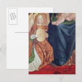 Madonna und Kind mit Engel Musicians Postkarte (Vorne/Hinten)
