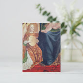 Madonna und Kind mit Engel Musicians Postkarte (Stehend Vorderseite)
