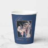 Madonna und Kind mit Engelchen Pappbecher (Rückseite)