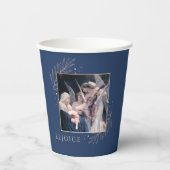 Madonna und Kind mit Engelchen Pappbecher (Vorderseite)