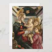 Madonna und Kind mit Engeln | Botticelli (Vorne/Hinten)