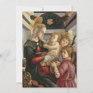 Madonna und Kind mit Engeln   Botticelli