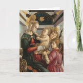 Madonna und Kind mit Engeln | Botticelli Karte (Vorderseite)