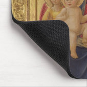 Madonna und Kind mit Engeln, c.1467 (Öl auf Mousepad (Ecke)