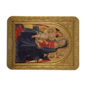 Madonna und Kind mit Engeln, c.1467 (Öl auf Scheib Magnet (Horizontal)