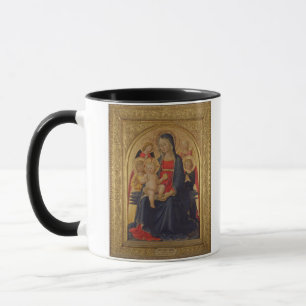 Madonna und Kind mit Engeln, c.1467 (Öl auf Tasse