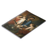 Madonna und Kind mit Engeln Notizblock (Linke Seite)