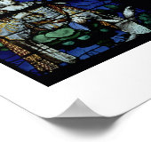 Madonna und Kind mit Engeln und Portraits Reflex Poster (Ecke)