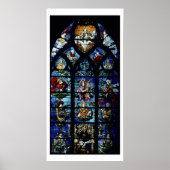 Madonna und Kind mit Engeln und Portraits Reflex Poster (Vorne)