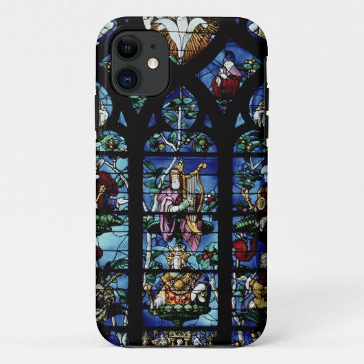 Madonna und Kind mit Engeln und Porträts reflec Case-Mate iPhone Hülle (Rückseite)