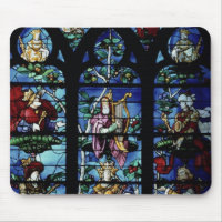 Madonna und Kind mit Engeln und Porträts reflec