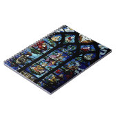 Madonna und Kind mit Engeln und Porträts reflec Notizblock (Linke Seite)