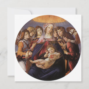 Madonna und Kind mit Engeln von Sandro Botticelli