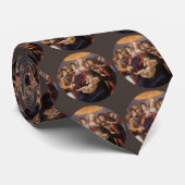 Madonna und Kind mit Engeln von Sandro Botticelli Krawatte (Gerollt)