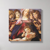 Madonna und Kind mit Engeln von Sandro Botticelli Leinwanddruck (Vorderseite)